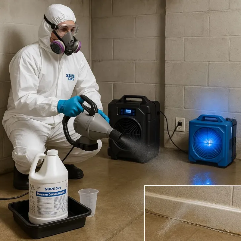Sanitization and Odor Removal process in Congers, NY
